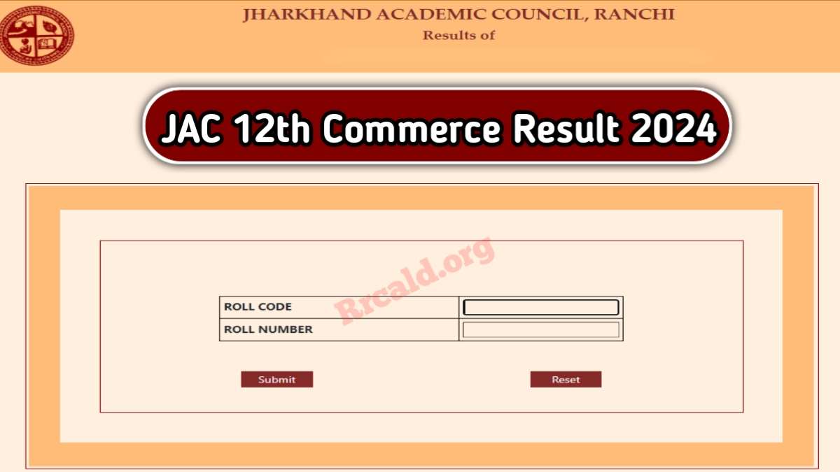 JAC Commerce 12th Result 2024